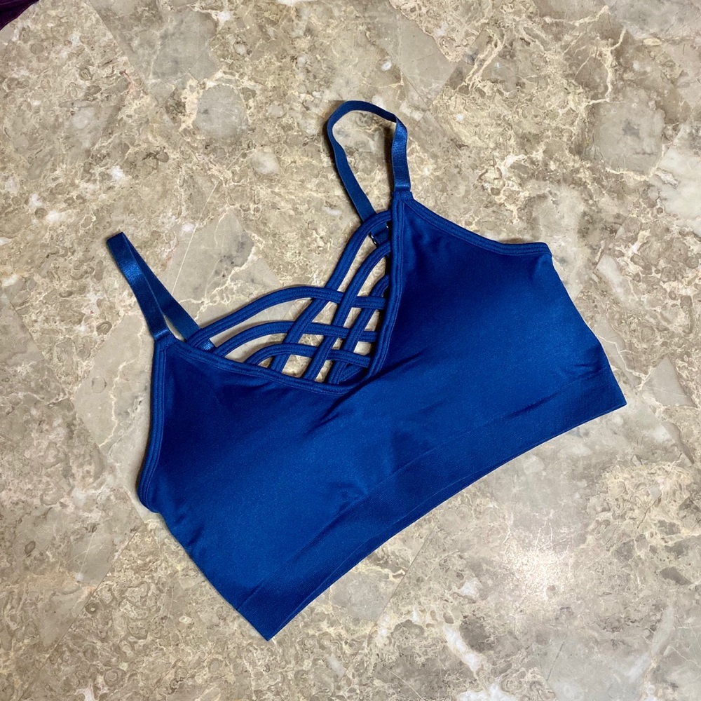 1 Left! Sapphire Caged Bralette - Picture 4 of 7